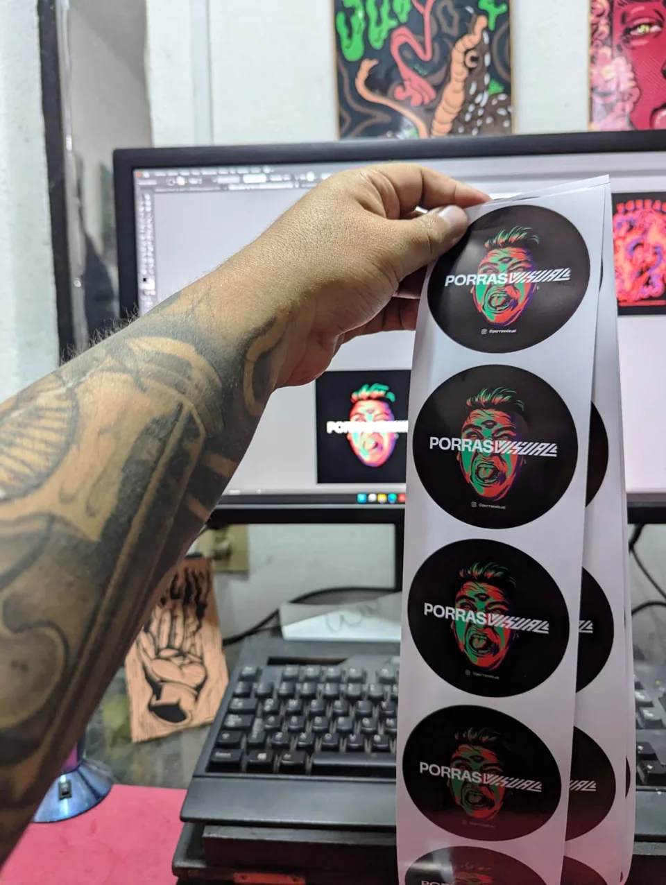Stickers y etiquetas de 353 Print en Monterrey