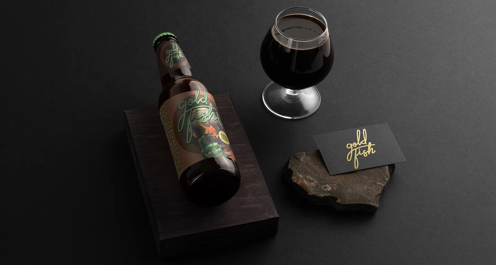 Stout · Bottle and label