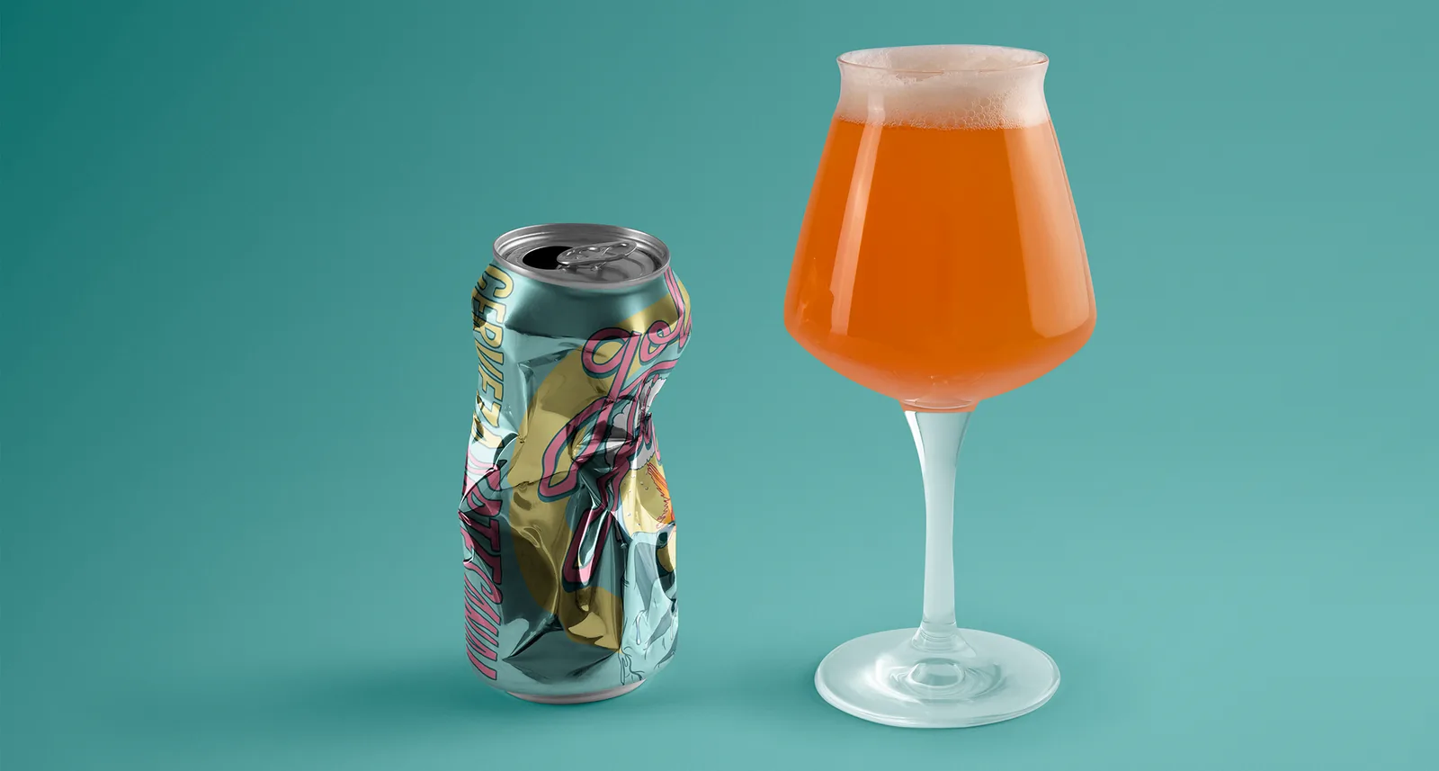 IPA · Can and glass