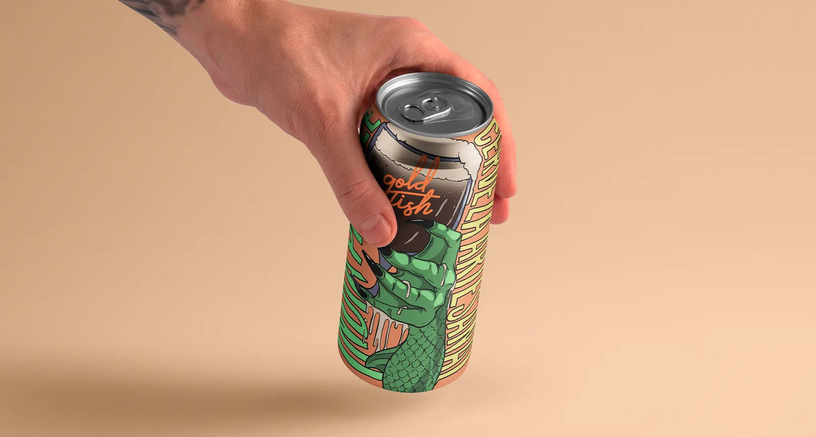 Stout · Can detail