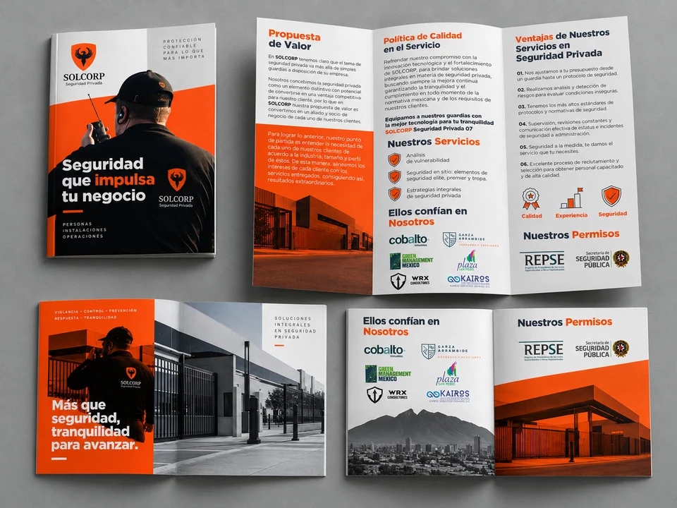 Folleto comercial de Solcorp