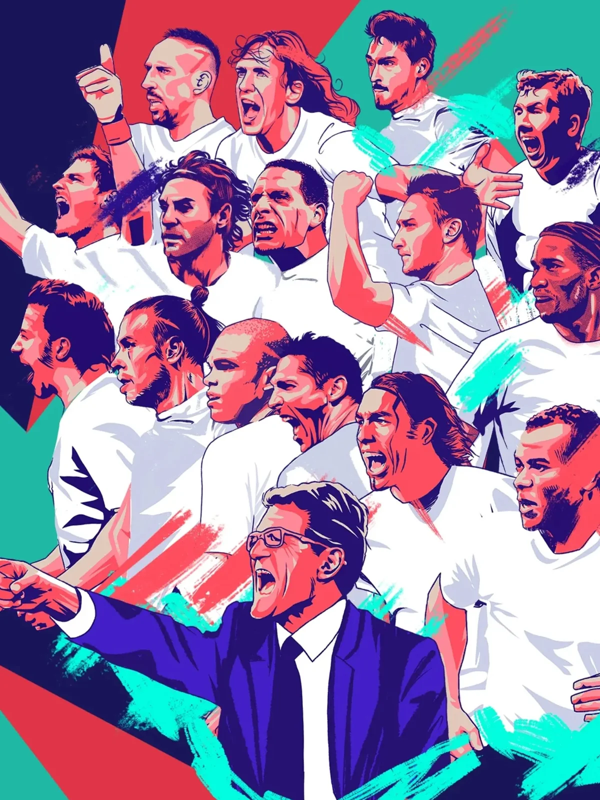 Composición de jugadores · Camisetas blancas · Juego de Leyendas FIFA