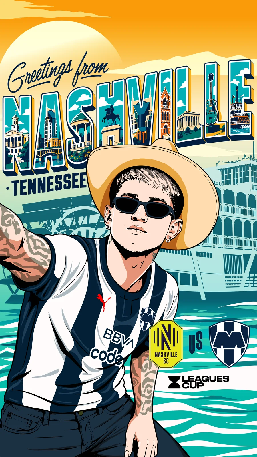 Nashville SC vs. Monterrey · Leagues Cup 2026
