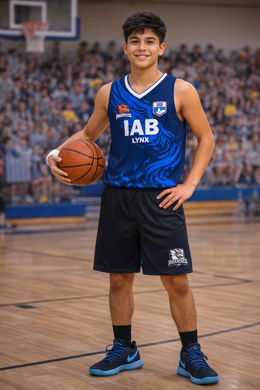 Phoenixes · Basketball uniform mockup