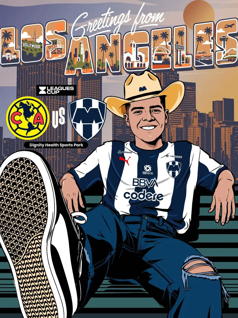 Futbolista de Rayados en Los Ángeles