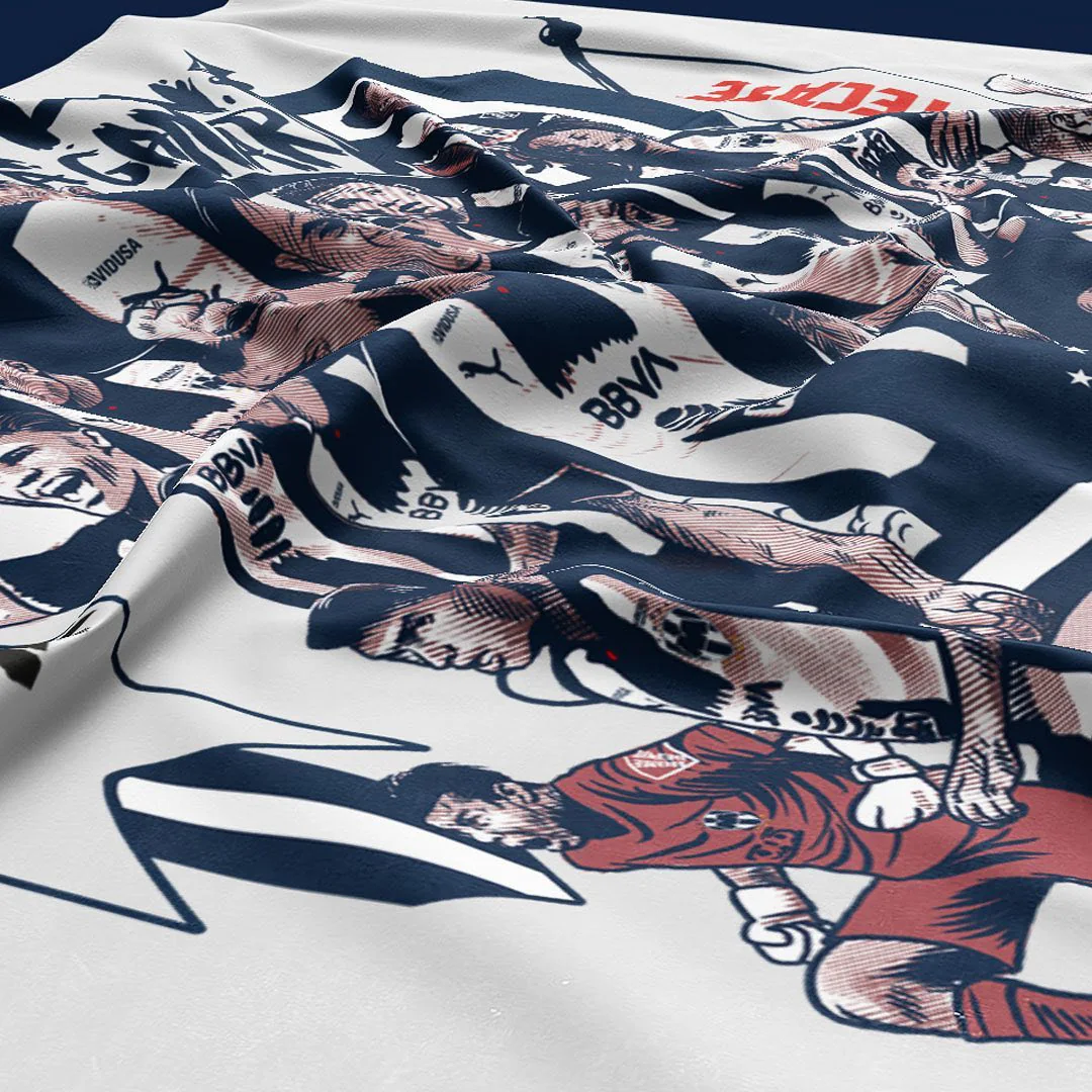 Rayados tifo fabric detail