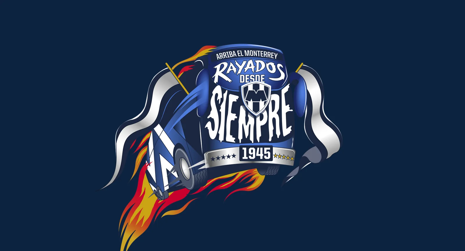 Rayados desde siempre · Artwork