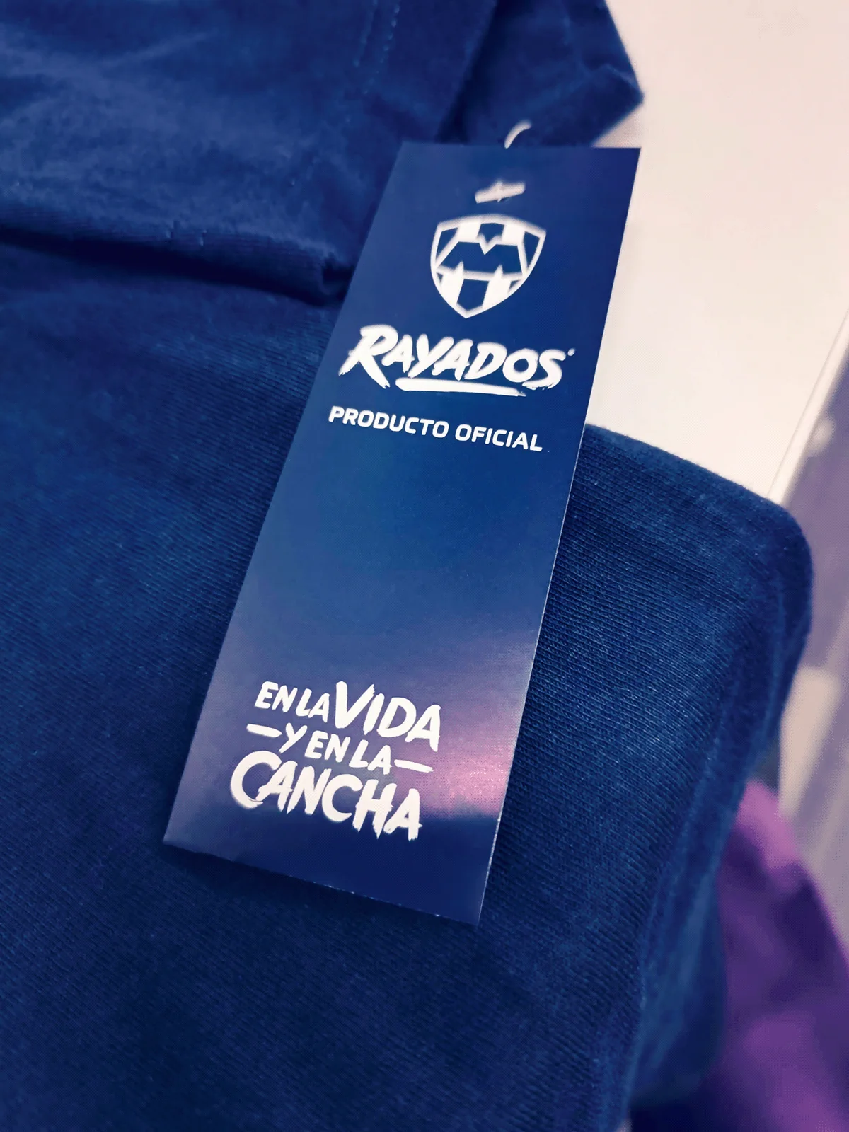 Official Rayados merchandise label