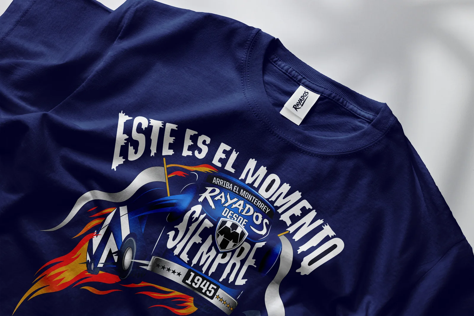 Rayados desde siempre · T-shirt mockup
