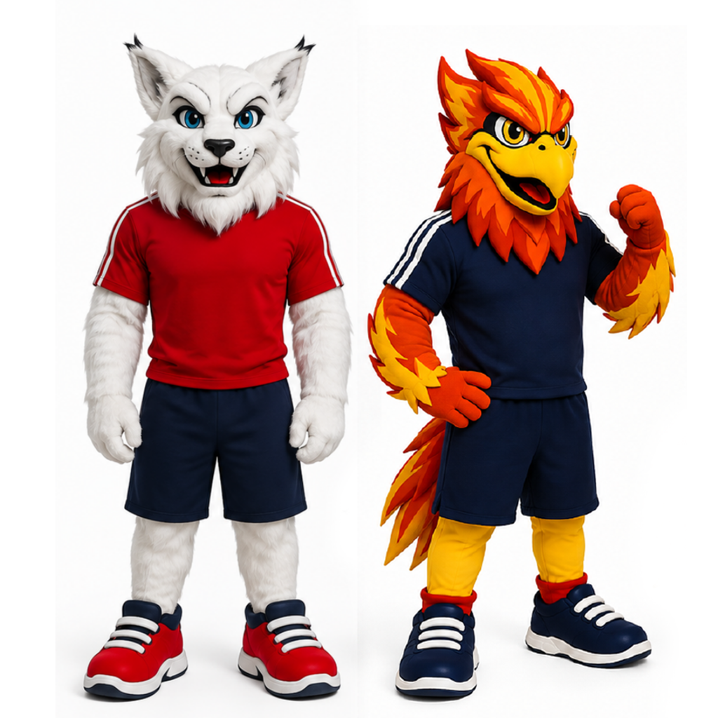Ejemplo de diseño de mascota y personaje